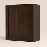 Design House Brookings Solid Wood Shaker Wall Kitchen Cabinet in Espresso