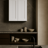 Design House Brookings White Shaker 2-Door Wall Kitchen Cabinet