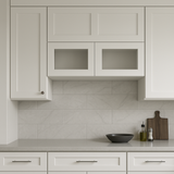 HOMEIBRO Shaker White Wall Kitchen Cabinet, 36 in. W X 12 in. D X 12 in. H, Ready to Assemble