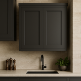 MILL'S PRIDE Richmond Venetian Onyx Shaker Wall Kitchen Cabinet - 30" W x 12" D x 24" H