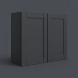 MILL'S PRIDE Richmond Venetian Onyx Shaker Wall Kitchen Cabinet - 30" W x 12" D x 24" H