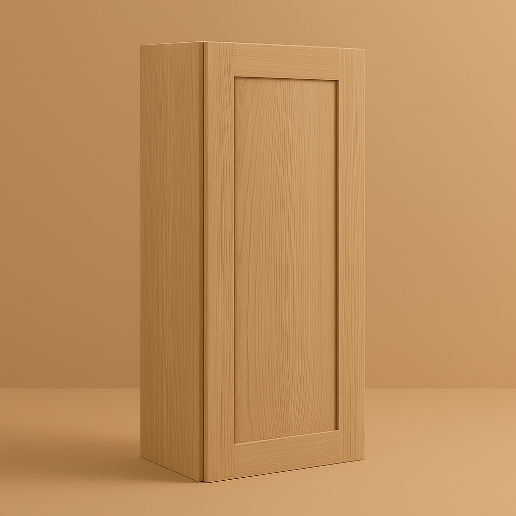 Hampton Bay Avondale White Oak Shaker Wall Kitchen Cabinet, 15x12x36 in.