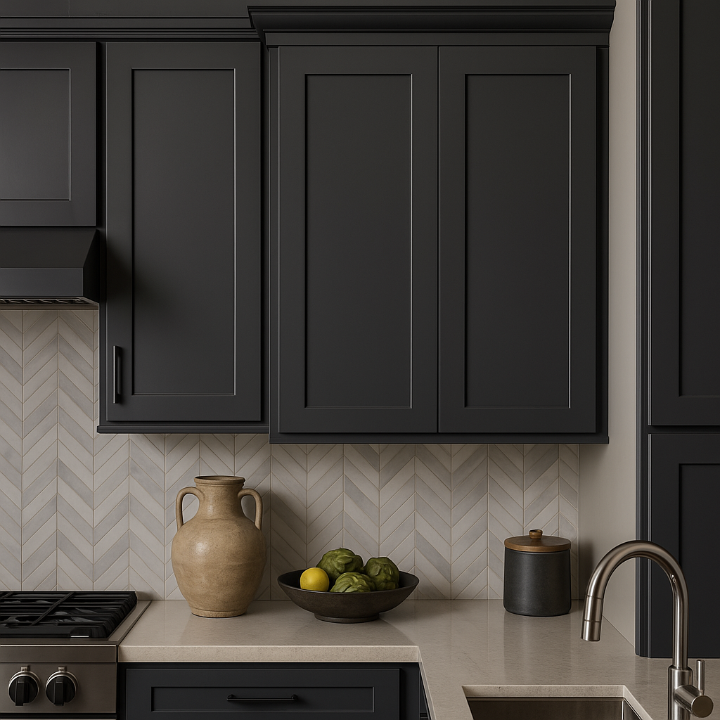 MILL'S PRIDE Richmond Venetian Onyx Shaker Wall Kitchen Cabinet - 24" W x 12" D x 30" H
