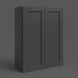 MILL'S PRIDE Richmond Venetian Onyx Shaker Wall Kitchen Cabinet - 24" W x 12" D x 30" H
