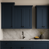 MILL'S PRIDE Valencia Blue Shaker Wall Kitchen Cabinet - 18" W x 12" D x 36" H