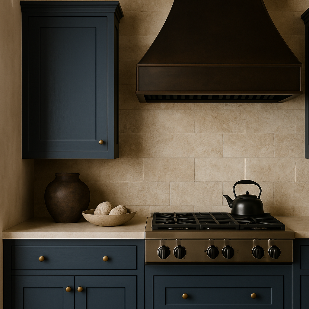 MILL'S PRIDE Valencia Blue Shaker Wall Kitchen Cabinet - 18" W x 12" D x 36" H