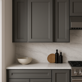 PELHAM & WHITE Keyport Shaker Wall Kitchen Cabinet, Charcoal, 18x12x30