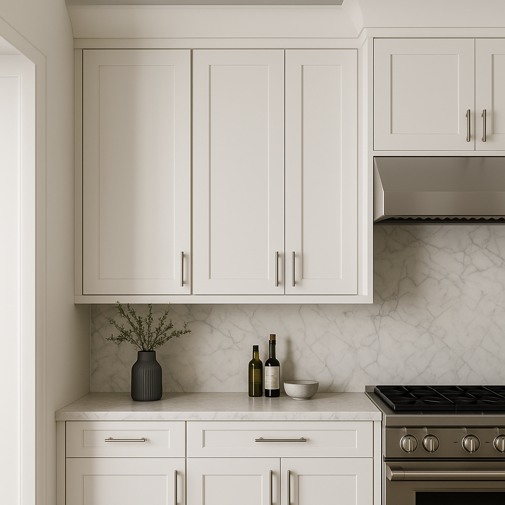 MILL'S PRIDE Richmond Verona White Shaker Wall Kitchen Cabinet - 12 in W x 12 in D x 42 in H