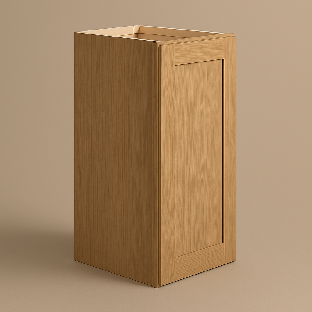 Hampton Bay Avondale White Oak Shaker Wall Kitchen Cabinet, 15x12x30 in.