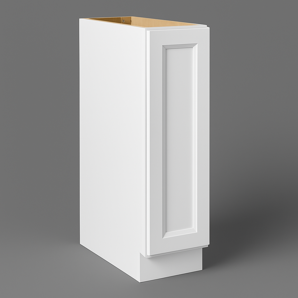 PELHAM & WHITE Keyport Shaker White Plywood Kitchen Cabinet - Tool-Free Assembly