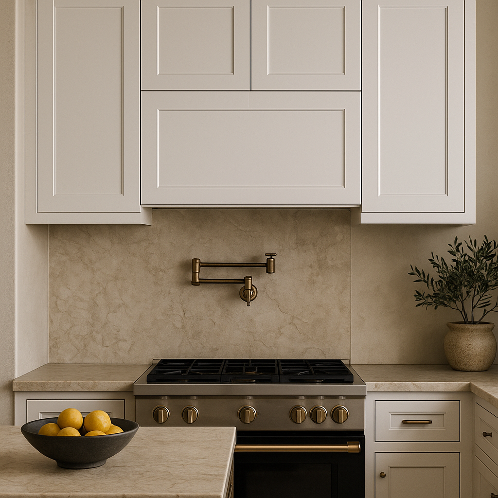 HOMEIBRO Shaker Dove Plywood Wall Bridge Cabinet - 30" W x 24" D x 15" H