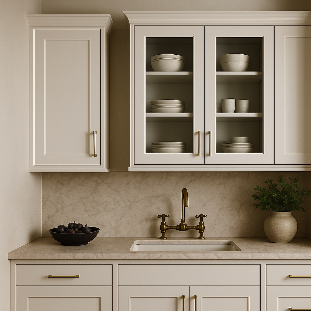 MILL'S PRIDE Richmond Verona White Shaker Wall Kitchen Cabinet - 21 in W x 12 in D x 36 in H