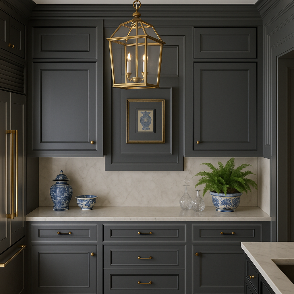 MILL'S PRIDE Richmond Venetian Onyx Plywood Shaker Wall Kitchen Cabinet, 18x12x30
