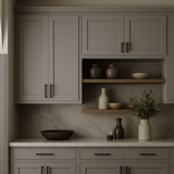 MILL'S PRIDE Richmond Vesuvius Gray Plywood Shaker Wall Kitchen Cabinet - 30x12x24