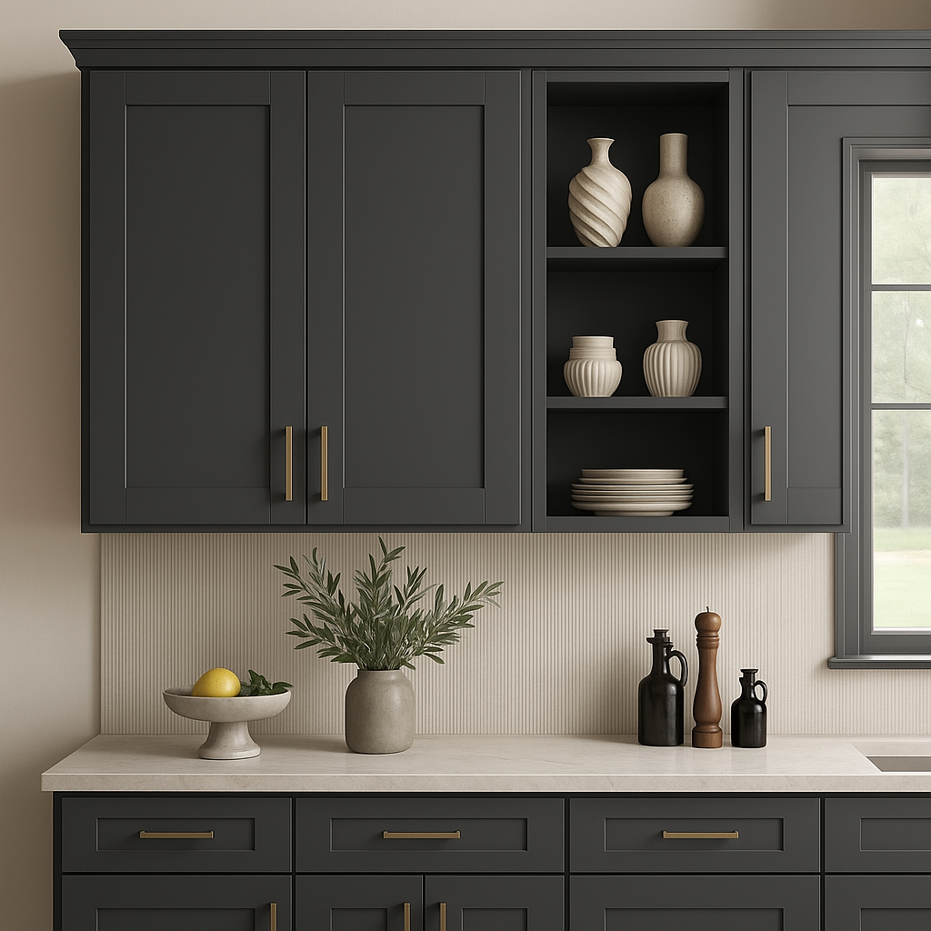 MILL'S PRIDE Richmond Venetian Onyx Shaker Wall Kitchen Cabinet - Ready to Assemble
