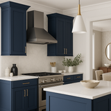 MILL'S PRIDE Valencia Blue Shaker Wall Kitchen Cabinet - 21" W x 12" D x 42" H