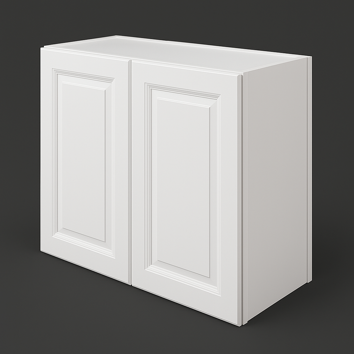HOMEIBRO 36-in White Plywood Wall Cabinet - Ready to Assemble