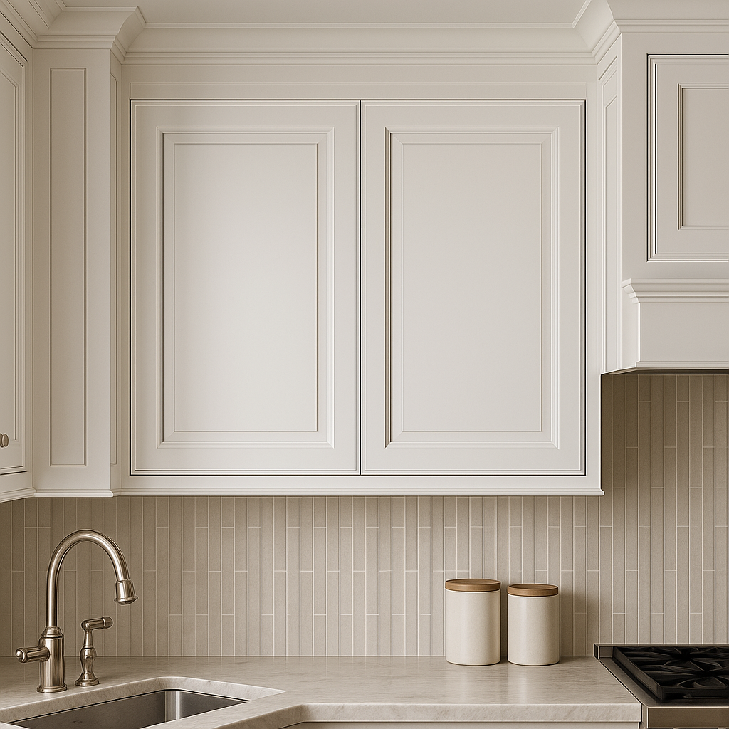 HOMEIBRO 36-in White Plywood Wall Cabinet - Ready to Assemble