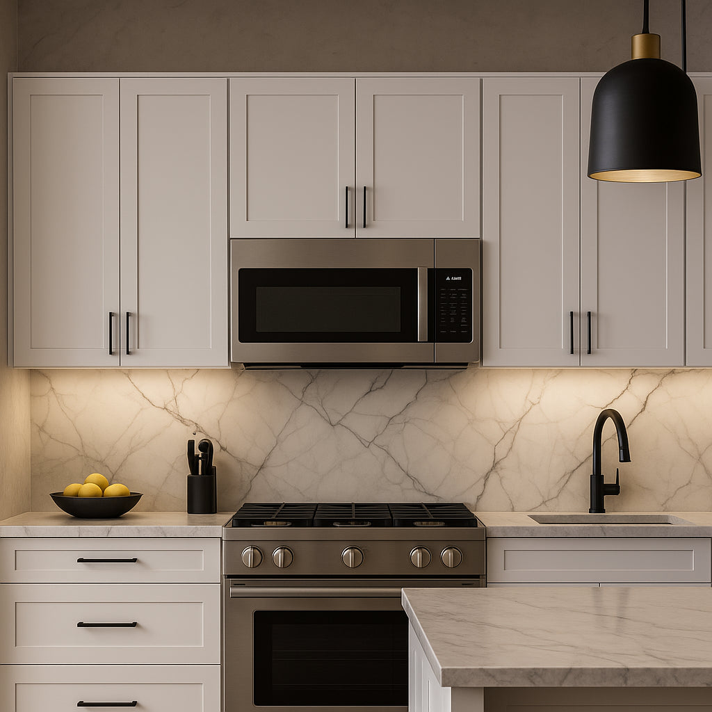 Cambridge Everest 27 in. Shaker Wall Kitchen Cabinet in White