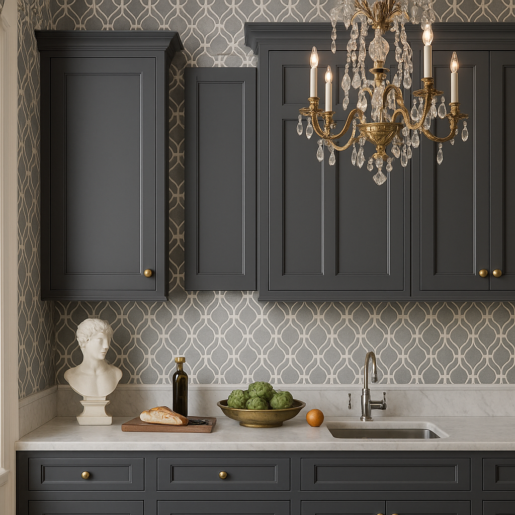 MILL'S PRIDE Richmond Venetian Onyx Plywood Shaker Wall Kitchen Cabinet