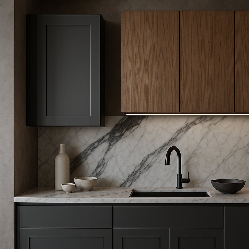 MILL'S PRIDE Richmond Venetian Onyx Shaker Wall Kitchen Cabinet - Ready to Assemble