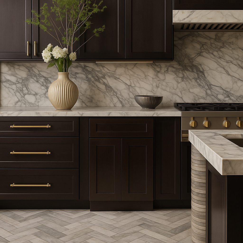 Design House Brookings Solid Wood Shaker Base Kitchen Cabinet in Espresso