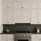 HOMEIBRO Shaker Dove Plywood Wall Bridge Cabinet - 36x24x18 Inches