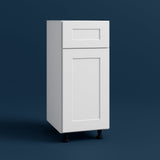 Cambridge Everest White Shaker Base Kitchen Cabinet, Ready to Assemble