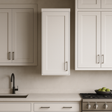 HOMLUX Ready to Assemble Wall Kitchen Cabinet in Shaker White, 15 in. W x 12 in. D x 36 in. H