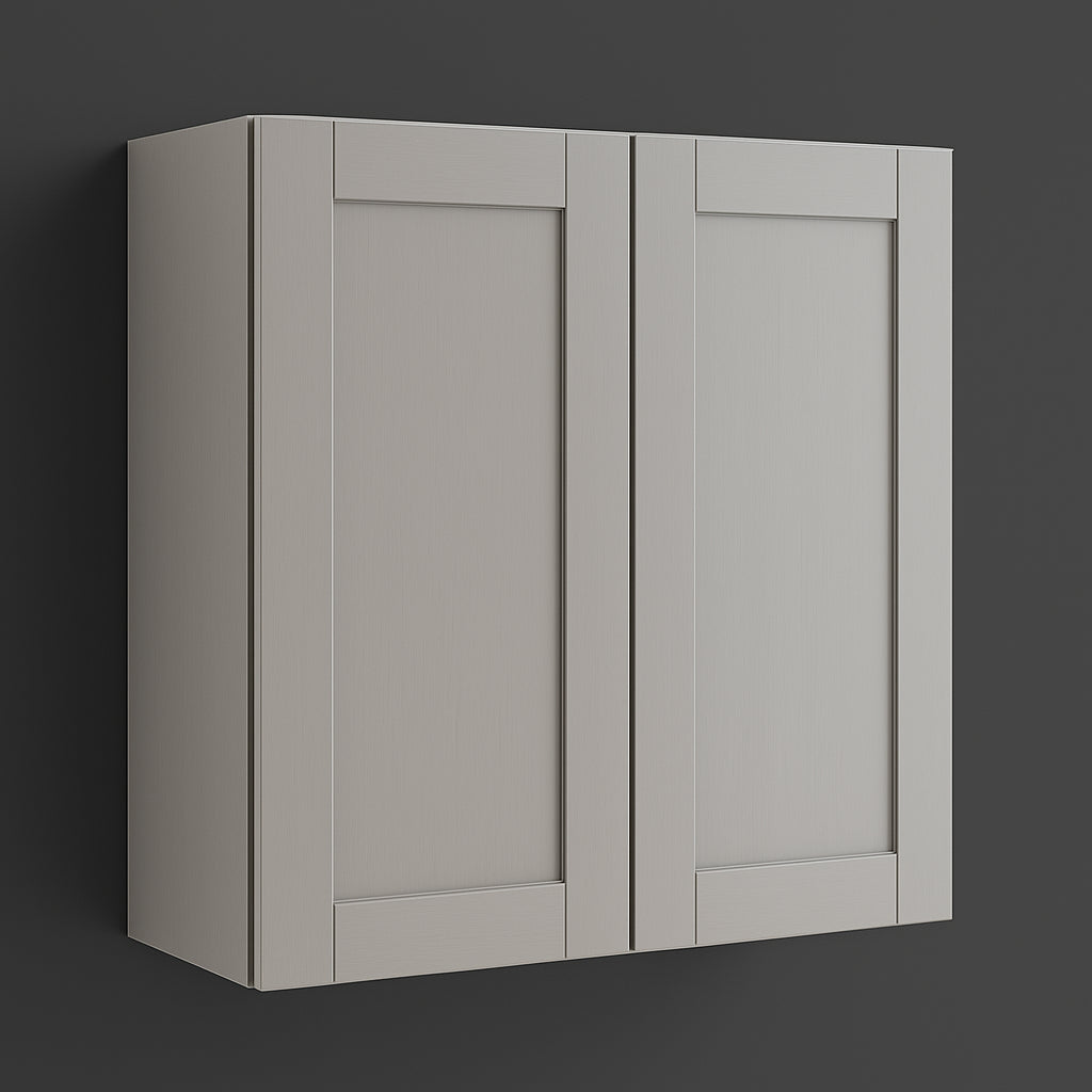 MILL'S PRIDE Richmond Vesuvius Gray Plywood Shaker Wall Kitchen Cabinet - 36x12x30