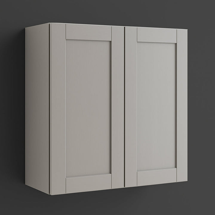 MILL'S PRIDE Richmond Vesuvius Gray Plywood Shaker Wall Kitchen Cabinet - 36x12x30