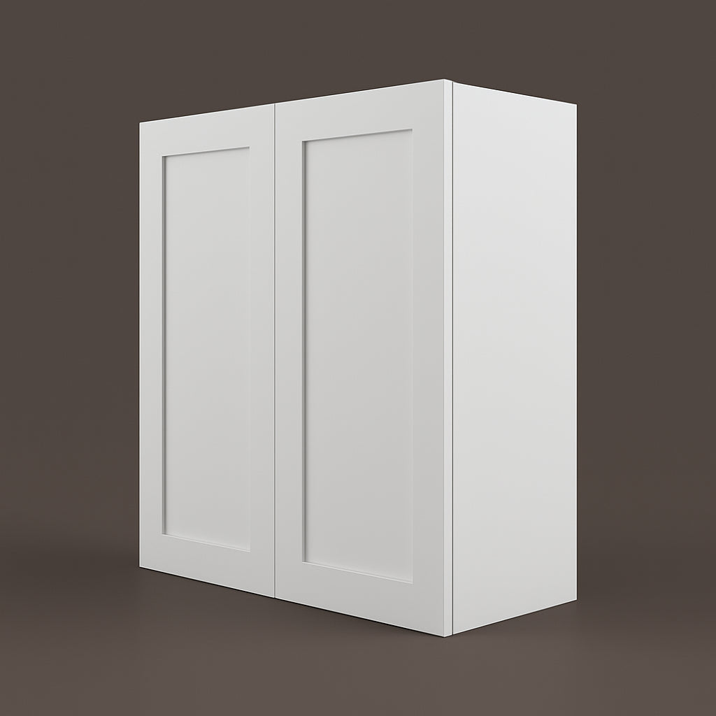 Cambridge Everest Shaker Wall Kitchen Cabinet, 33x12x30, White