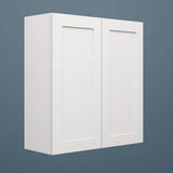 Cambridge Everest 36x12x30 Shaker Wall Kitchen Cabinet in White