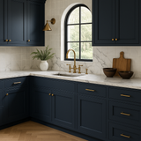 Hampton Bay Avondale Ink Blue Shaker Sink Base Cabinet, 36 in.