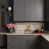 Cambridge Radiance Matte Grey Slab Wall Kitchen Cabinet - 36 in. W x 12 in. D x 30 in. H