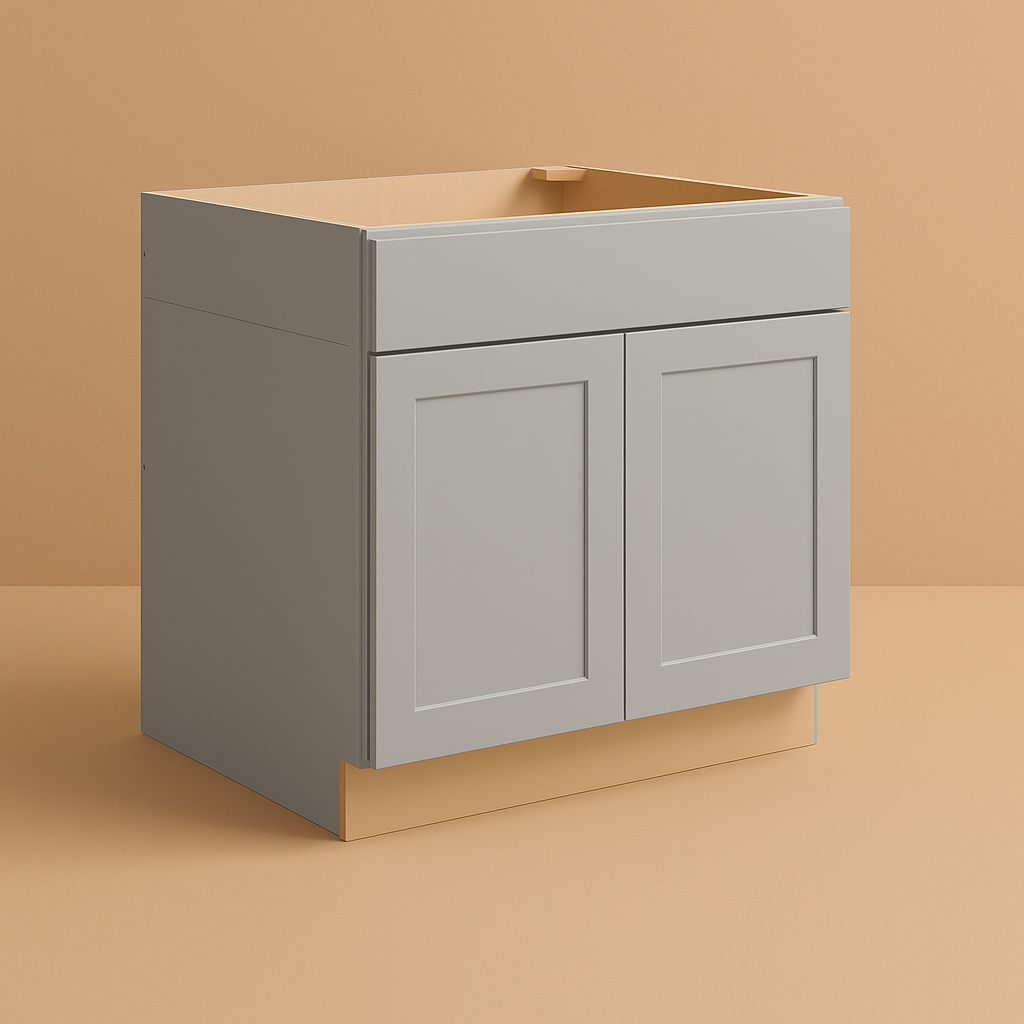 Hampton Bay Avondale ADA Sink Base Cabinet, Dove Gray, 36x24x34.5 in.