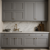 HOMEIBRO Newport Shaker Style Wall Kitchen Cabinet - 33x24x15 Inches