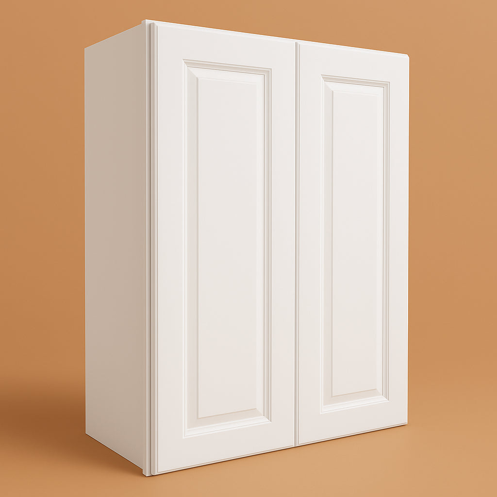 HOMEIBRO 27-in White Plywood Wall Kitchen Cabinet