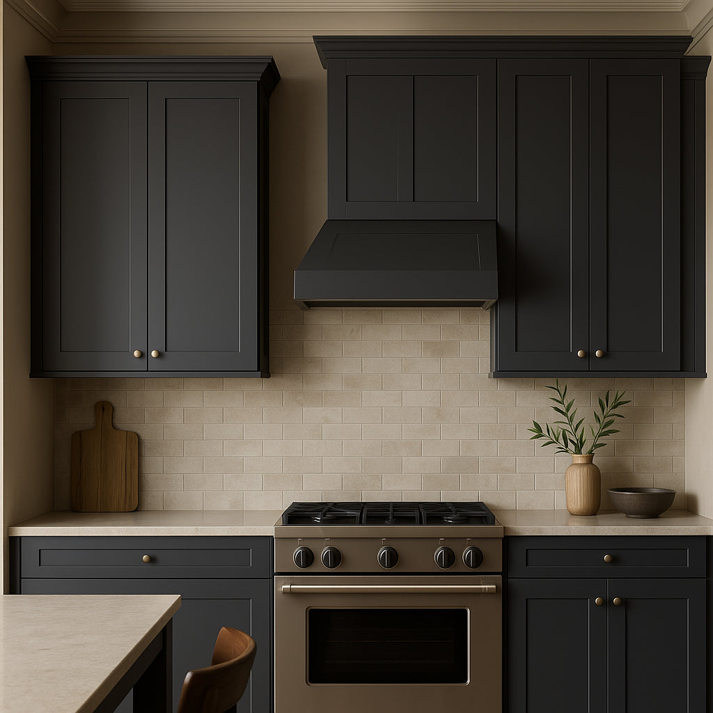 MILL'S PRIDE Richmond Venetian Onyx Shaker Wall Kitchen Cabinet - 24" W x 12" D x 42" H