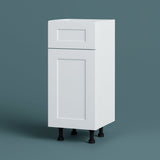 Cambridge Everest White Shaker Base Kitchen Cabinet, Ready to Assemble