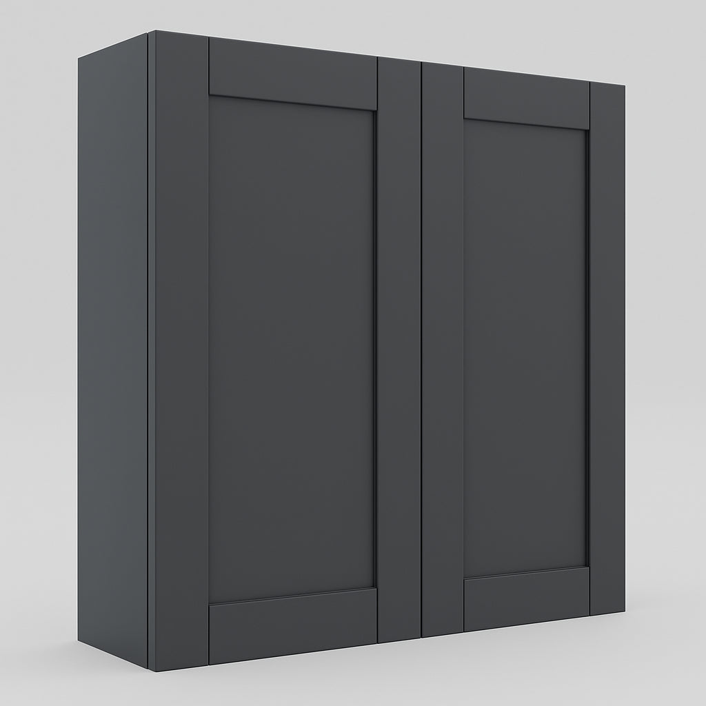 MILL'S PRIDE Richmond Venetian Onyx Plywood Shaker Wall Kitchen Cabinet, 30x12x30