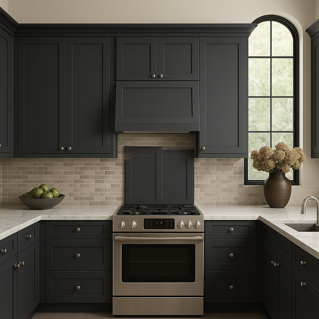 MILL'S PRIDE Richmond Venetian Onyx Plywood Shaker Wall Kitchen Cabinet, 30x12x30