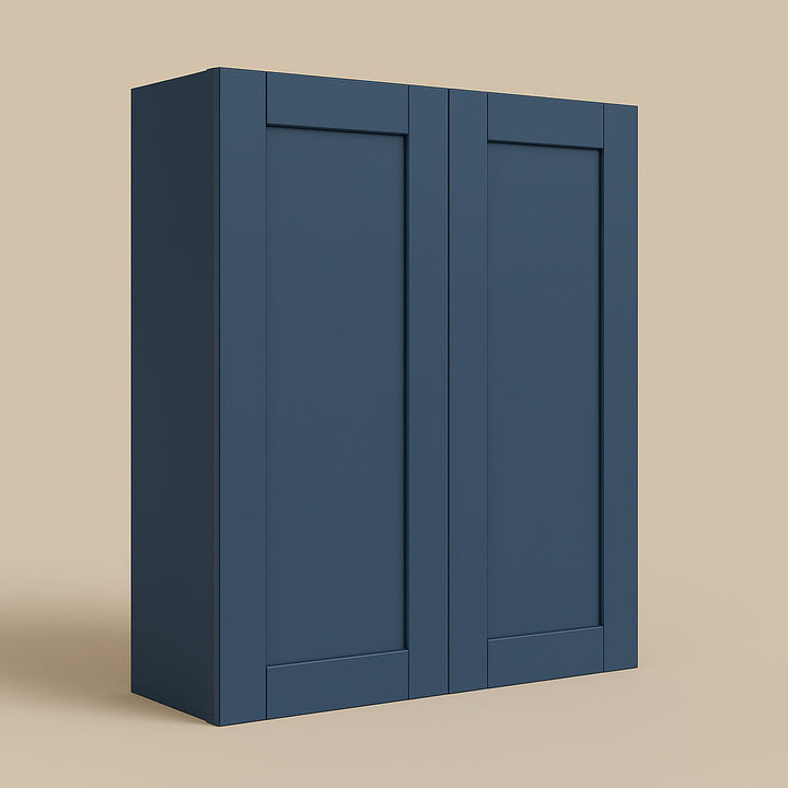 MILL'S PRIDE Valencia Blue Shaker Wall Kitchen Cabinet - 36" W x 12" D x 42" H