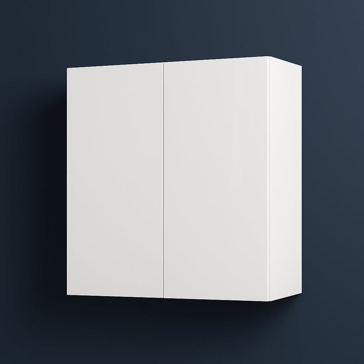 Cambridge Radiance Ready to Assemble Slab Wall Kitchen Cabinet in White Gloss - 33 in. W x 12 in. D x 36 in. H