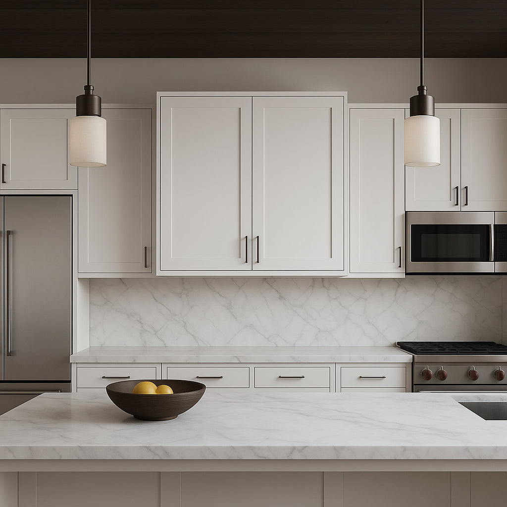 Cambridge Everest 36 in. Shaker Wall Kitchen Cabinet in White