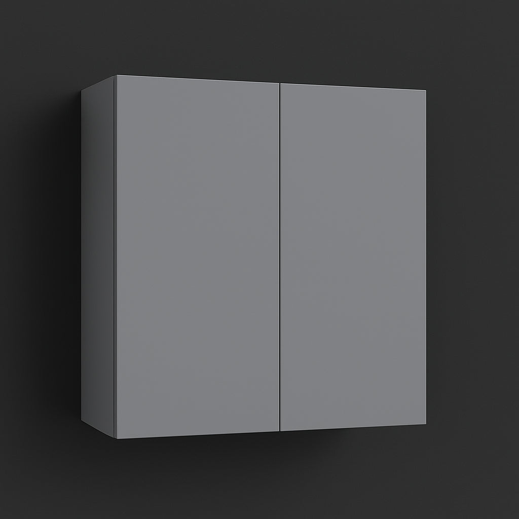 Cambridge Radiance Matte Grey Slab Wall Kitchen Cabinet - 36 in. W x 12 in. D x 36 in. H
