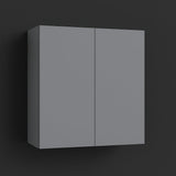 Cambridge Radiance Matte Grey Slab Wall Kitchen Cabinet - 36 in. W x 12 in. D x 36 in. H