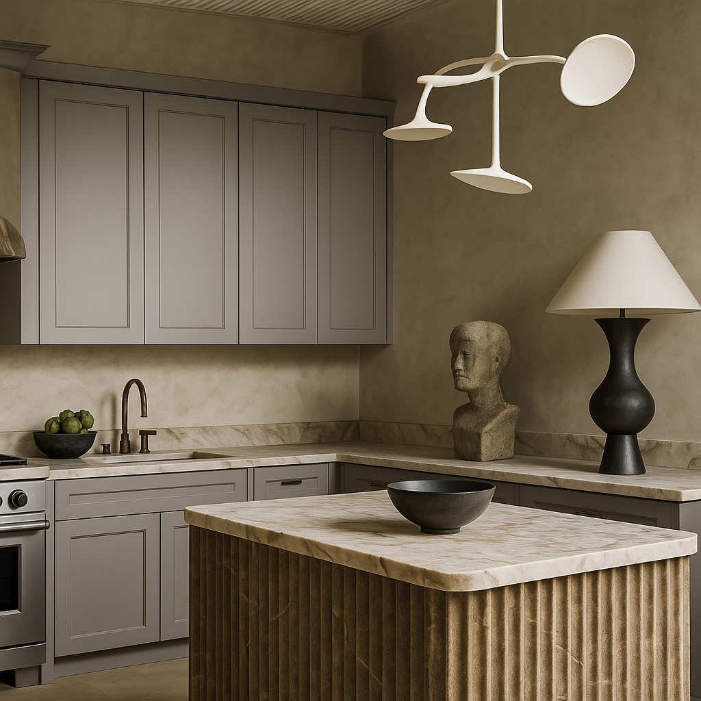MILL'S PRIDE Richmond Vesuvius Gray Plywood Shaker Wall Kitchen Cabinet - 36" W x 12" D x 42" H