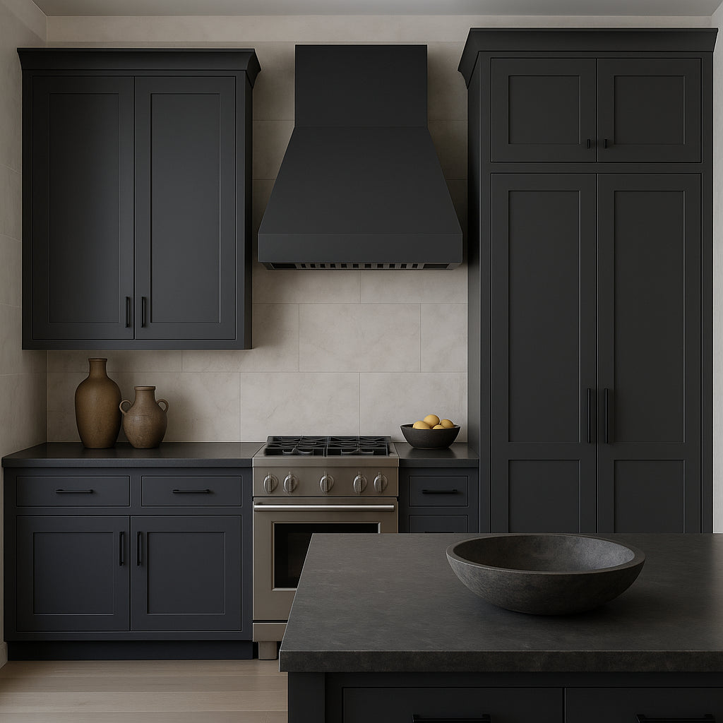 MILL'S PRIDE Richmond Venetian Onyx Shaker Wall Kitchen Cabinet - 36" W x 12" D x 42" H