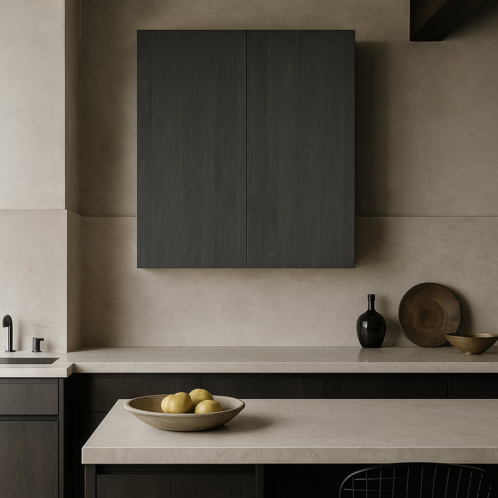 Cambridge Carbon Marine Wall Kitchen Cabinet, 33 x 42 in., Quick Assemble